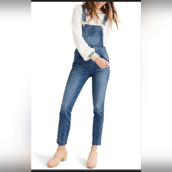 Madewell Slim Cropped Overalls - Picture 7 of 8